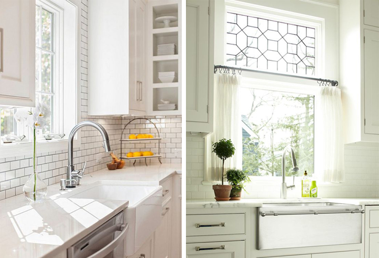 окно в рабочей зоне на кухне окно в рабочей зоне на кухне